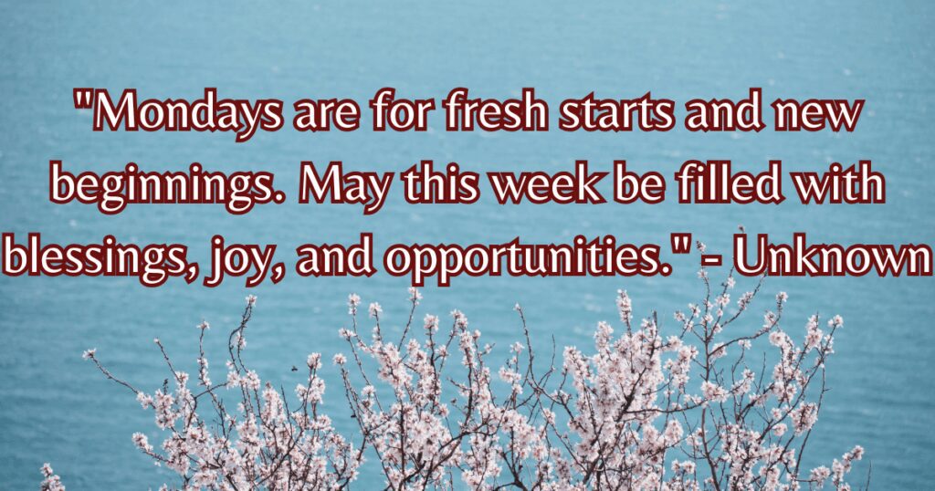 blessed week