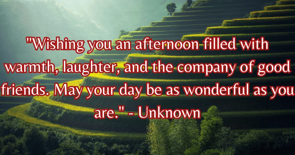 good afternoon blessing quotes