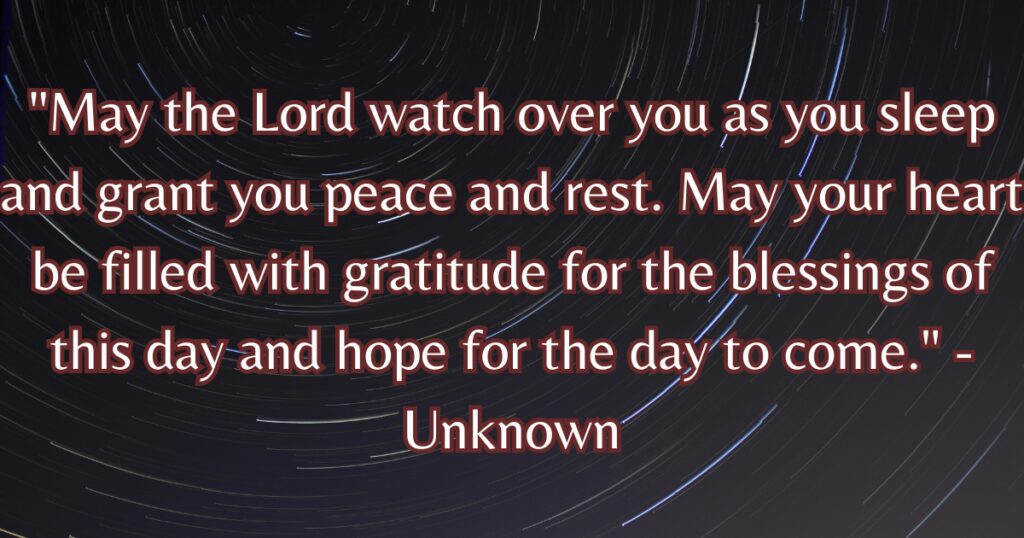 Thursday night blessings