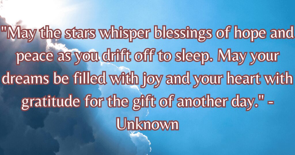 good night Thursday blessings