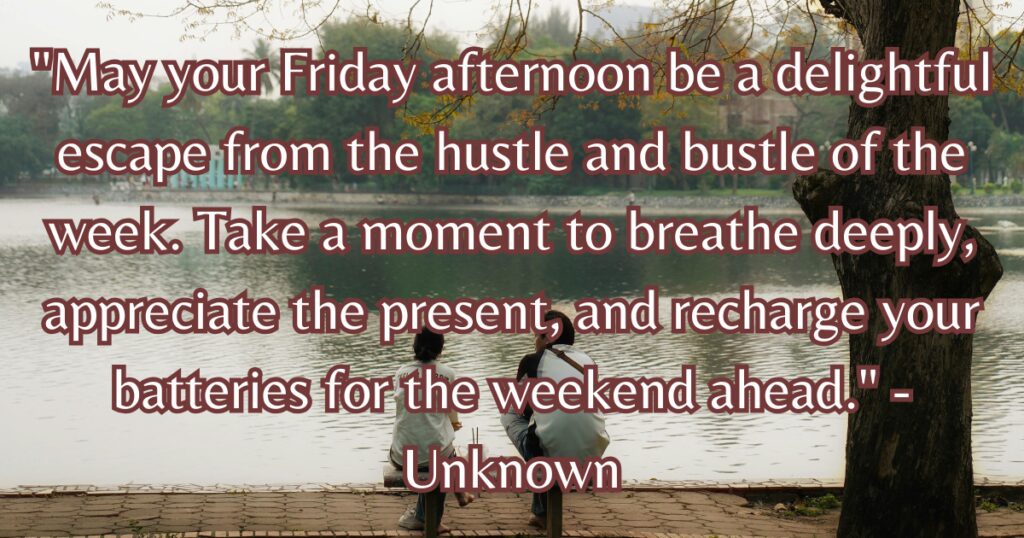 good afternoon Friday wishes