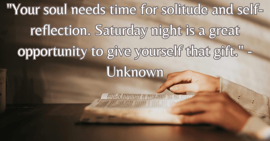 Saturday night blessings quotes image