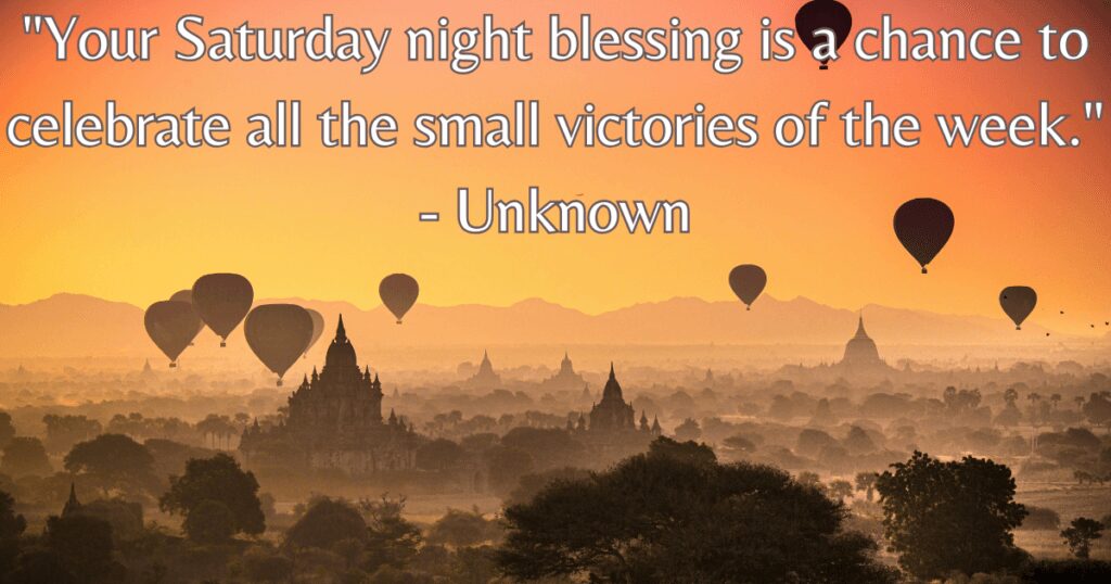 Sat Night Blessings