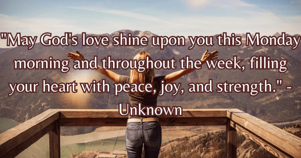 good morning new week blessings