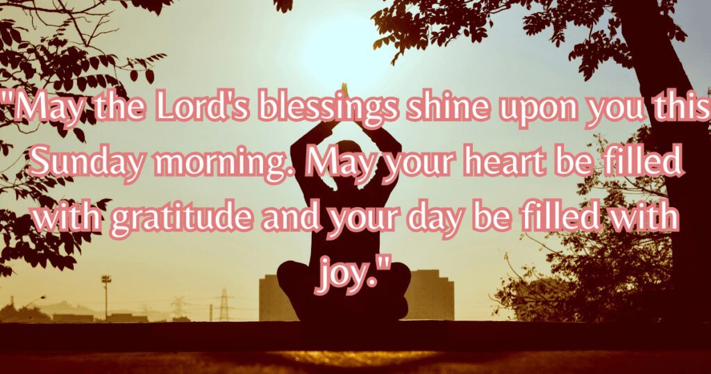 sunday blessings