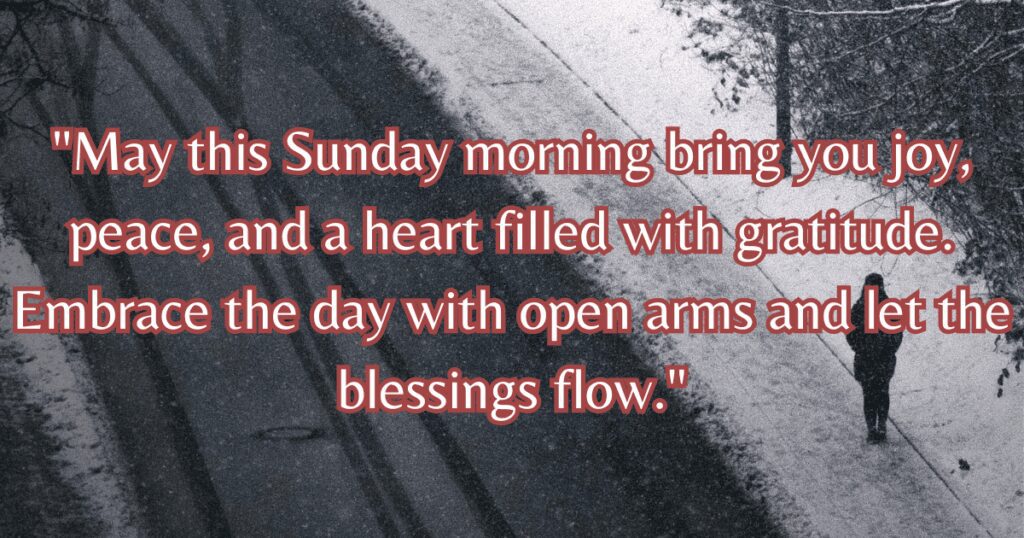 good morning sunday blessings images