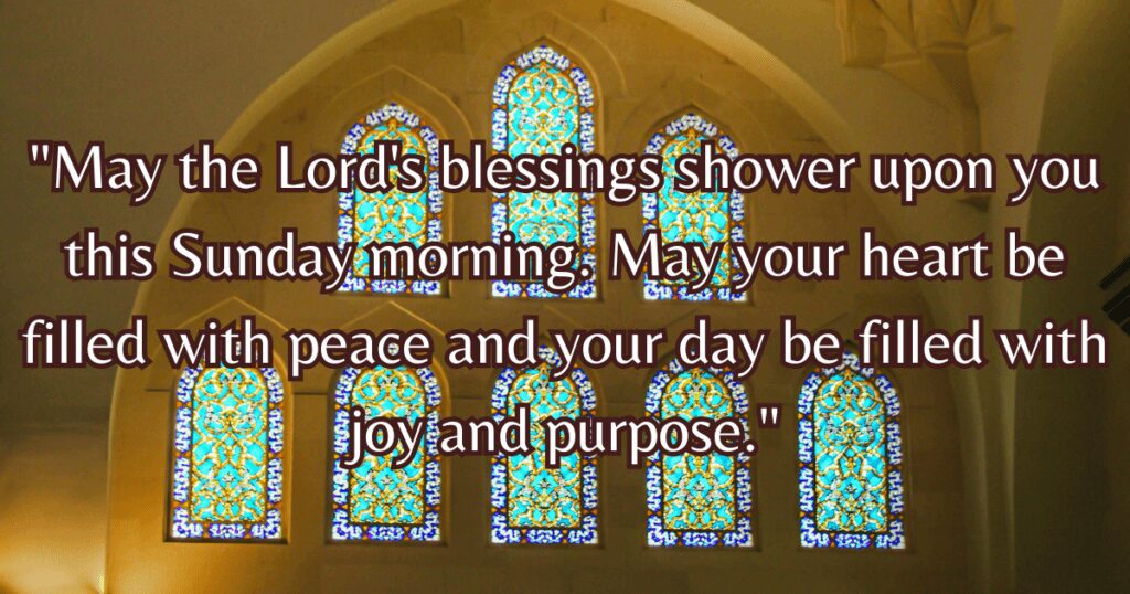 good morning sunday blessings quotes and images