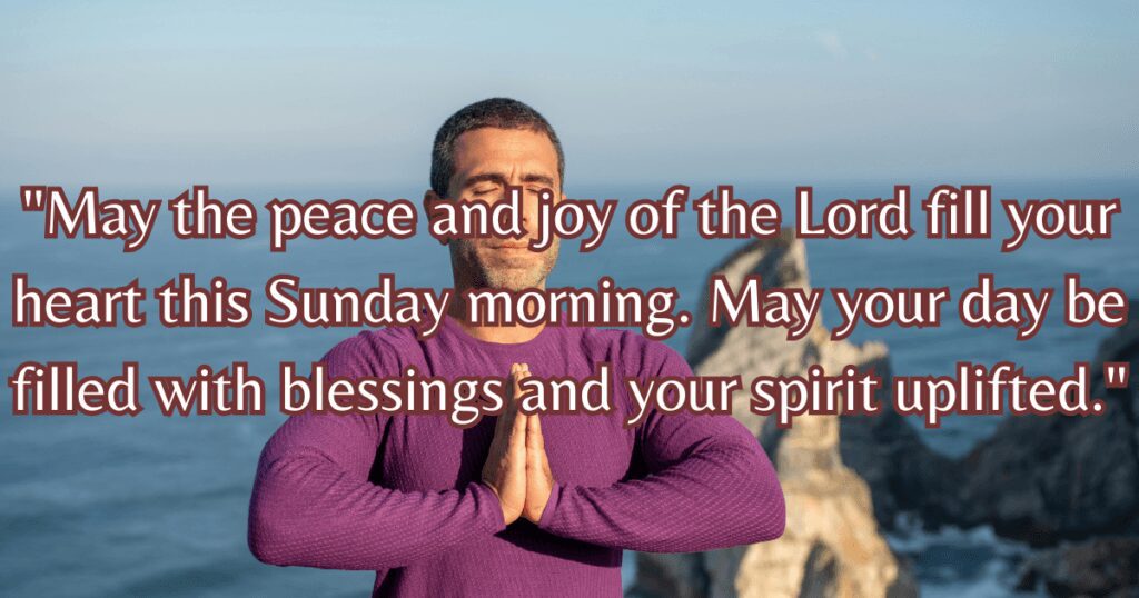 good morning sunday blessings