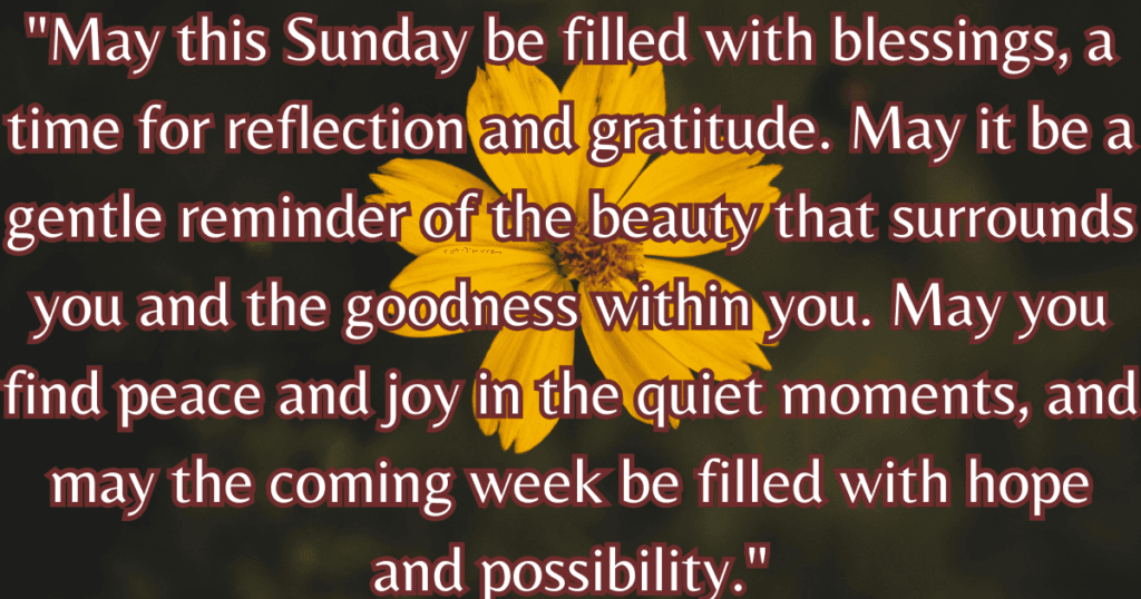 Sunday Blessings Images and Quotes