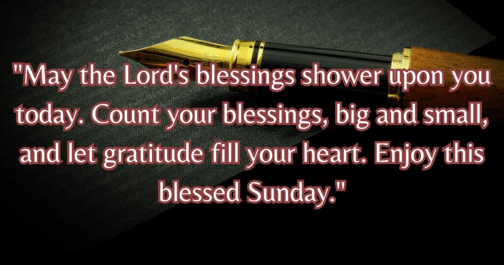 Sunday Blessings Images and Quotes prayer
