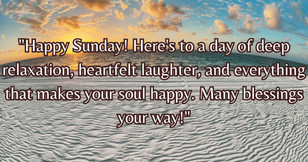 happy sunday wishes for friends