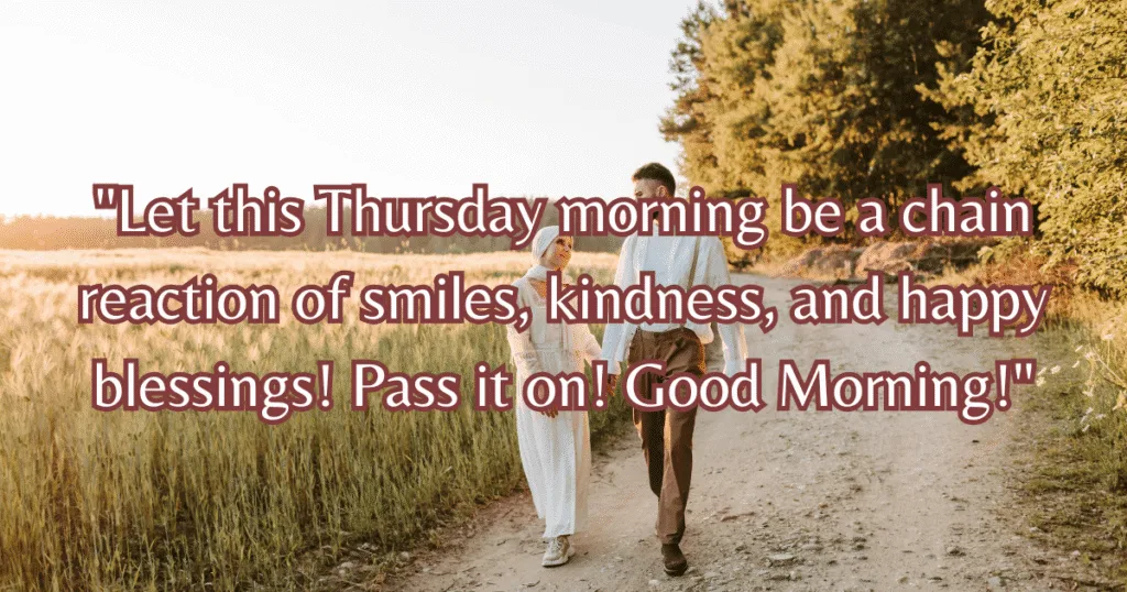 Good Morning Thursday Blessings GIF chain reaction