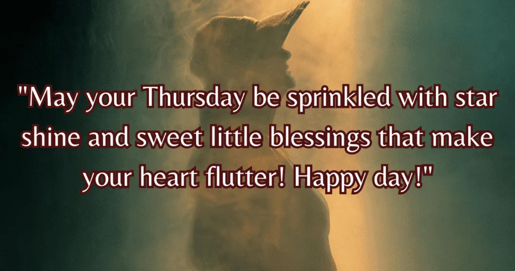 cute Thursday blessings magical