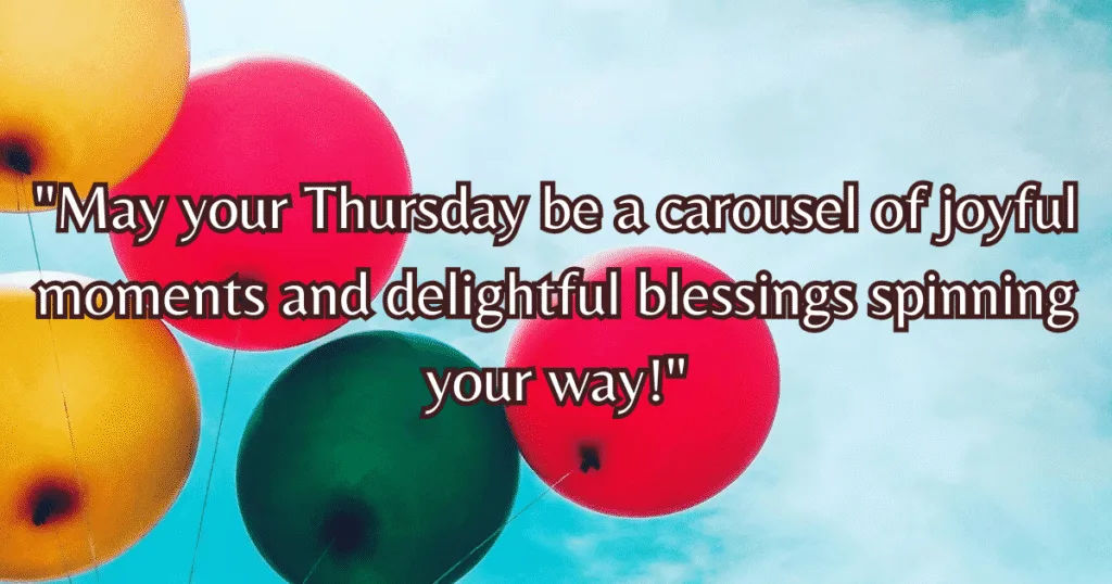 thursday blessings gif carousel theme