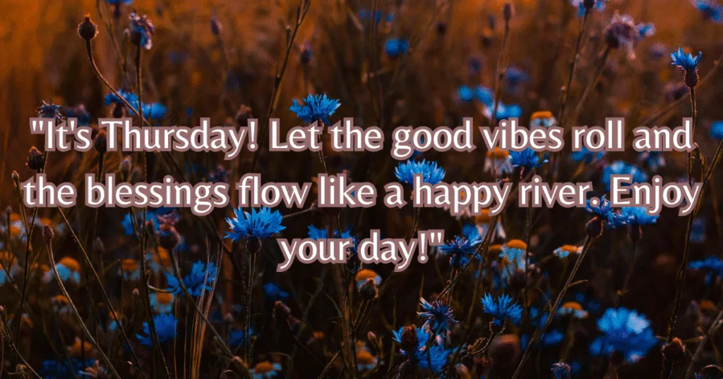 thursday blessings gif flowing