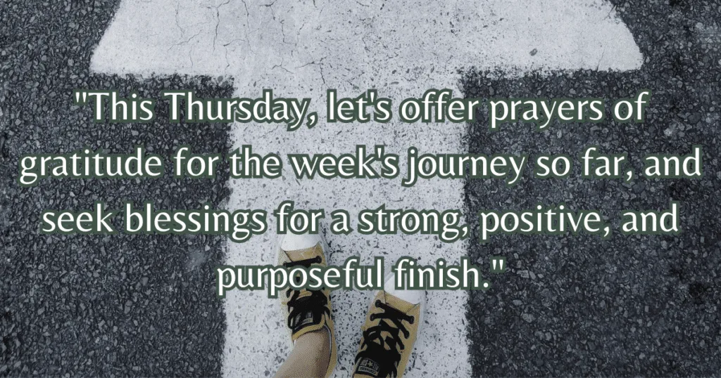  thursday blessings and prayers for week's end