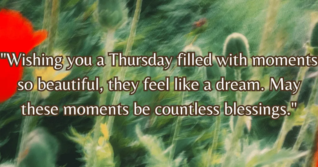 Thursday Blessings