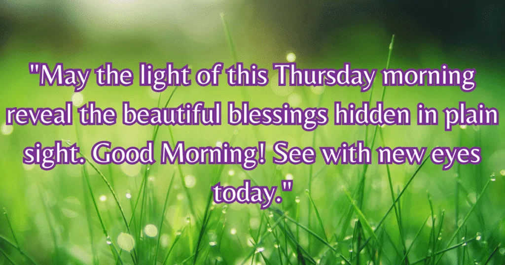 Good Morning Thursday