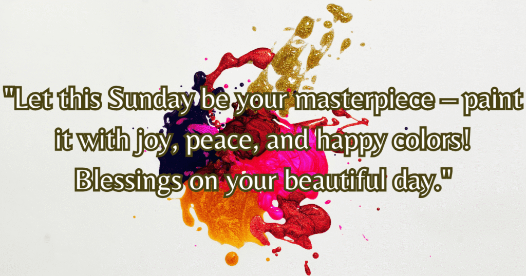 happy Sunday images creative